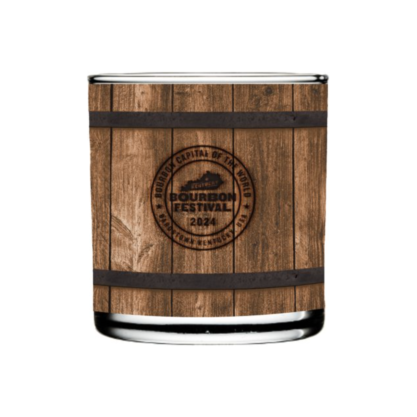 Kentucky Bourbon Festival Rocks Glass