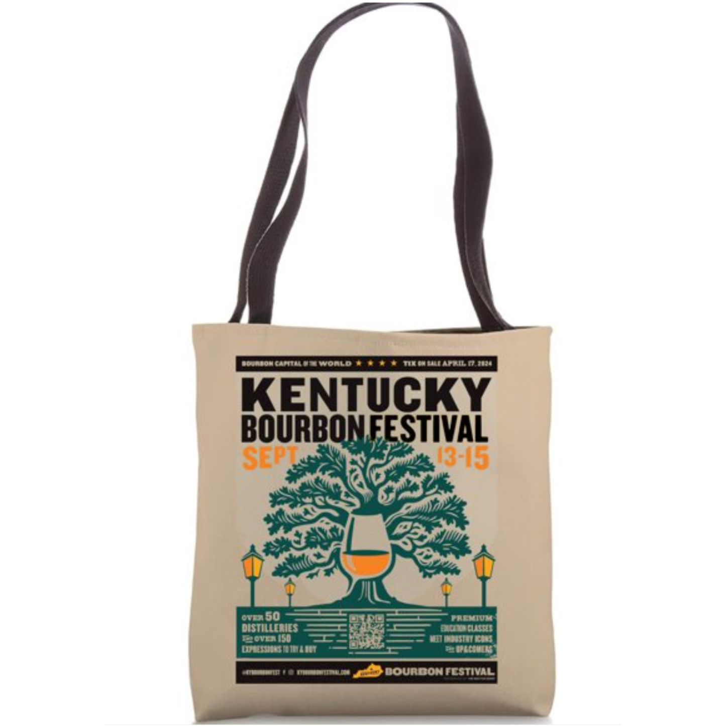Kentucky Bourbon Festival Logo Tote