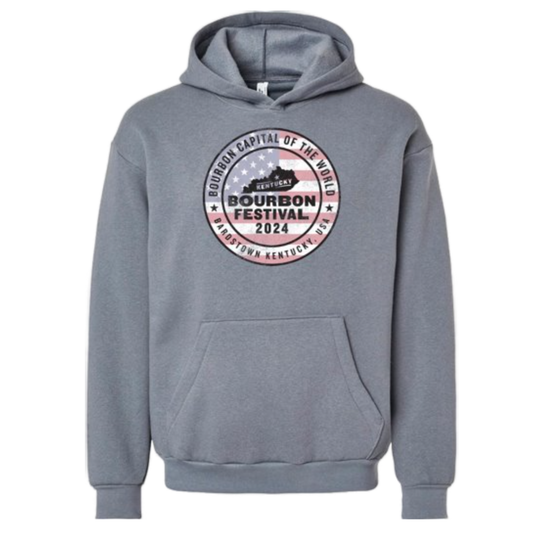 Bardstown Bourbon Capital of the World Flag Hoodie